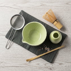 Matcha set 4Barista (light green) – طقم خزفي لتحضير شاي الماتشا 