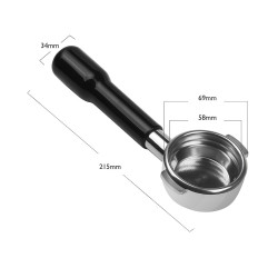 بدون قاع Portafilter 4Barista مزدوج 58 مم