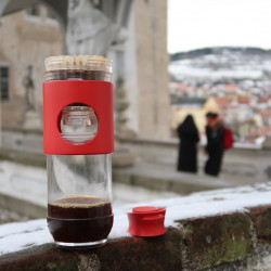 Cafflano Go-Brew - أحمر