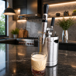 Nitro Cold Brew 2L فولاذ مقاوم للصدأ Mini برميل 4Barista