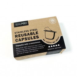 كبسولات قابلة لإعادة الاستخدام SEALPOD لـ Nespresso ® - 5 قطع