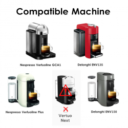 Nespresso Vertuo قابلة لإعادة الاستخدام