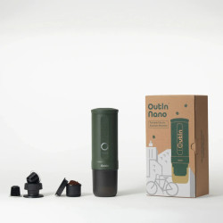 OutIn Nano 2 نانو (Forest green) - ماكينة صنع قهوة للسفر 