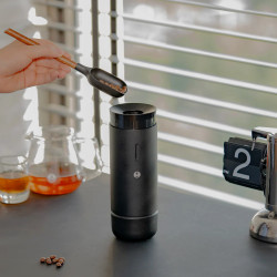 مطحنة قهوة كهربائية تايم مور ويرلي 01 إس (أسود)